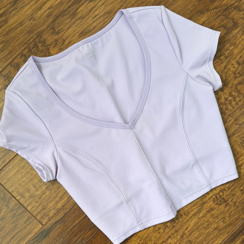 Aerie V-Neck Cropped Top
